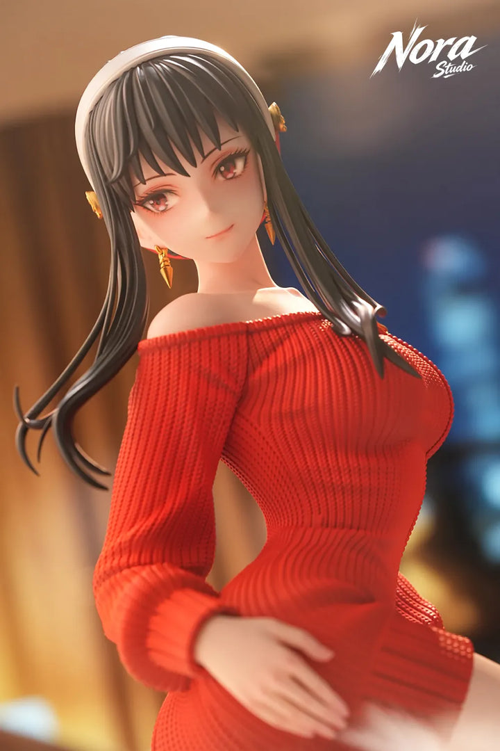【Pre order】Nora Studio 1/4 Spy x Family Yor Forger Red Sweater Resin Figure