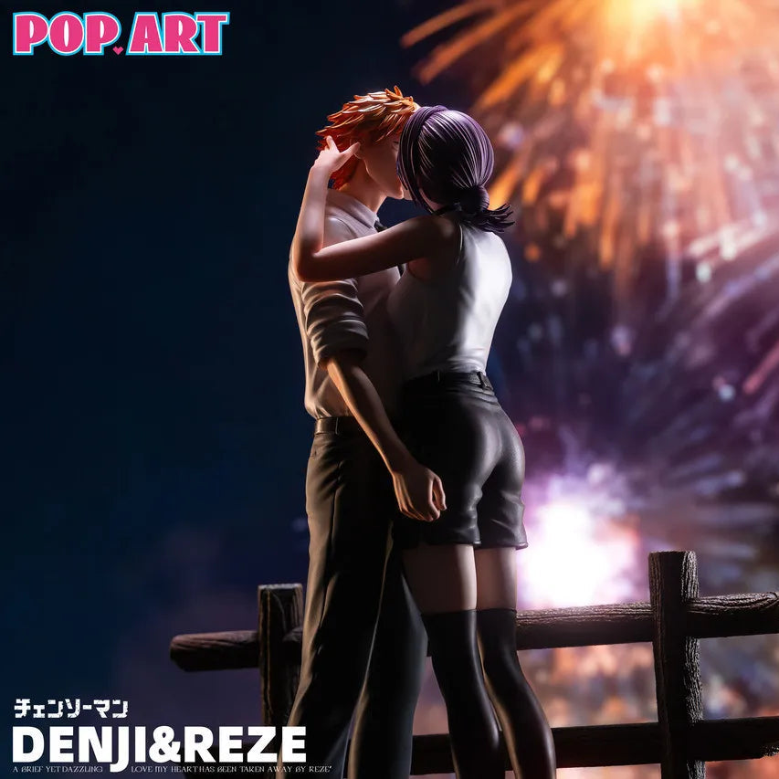 【Pre order】POP ART Studio 1/6 Chainsaw Man Denji & Reze Sweet Kiss