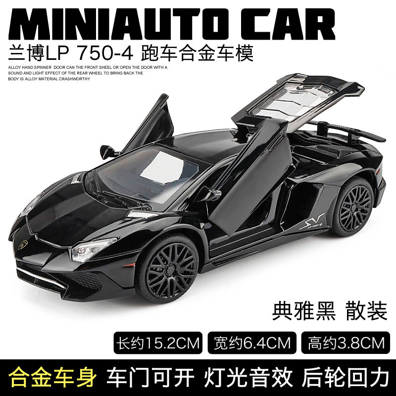 Ready Stock 1:32 Lamborghini LP750-4 Metal Alloy Car Collectibles