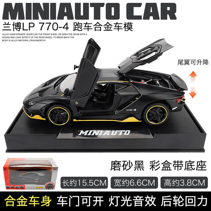 Ready Stock 1:32 Lamborghini LP750-4 Metal Alloy Car Collectibles