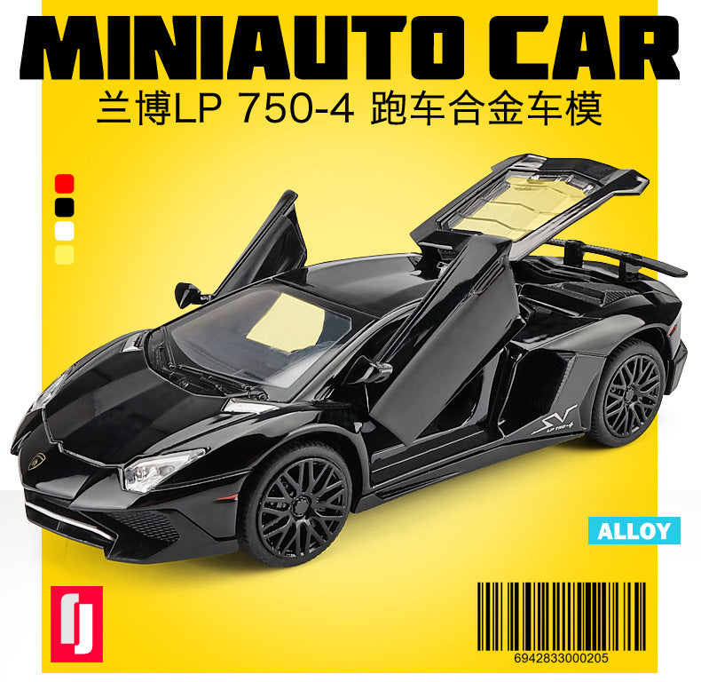 Ready Stock 1:32 Lamborghini LP750-4 Metal Alloy Car Collectibles