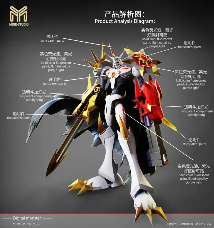 【Pre order】Mine Studio - Digital Omegamon AS form