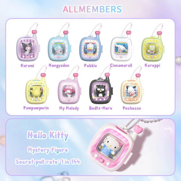 Original MINISO Sanrio Characters Pocket Elf Series Blind Box Pendant 名创优品三丽鸥口袋精灵系列盲盒挂件玉桂狗酷洛米挂饰