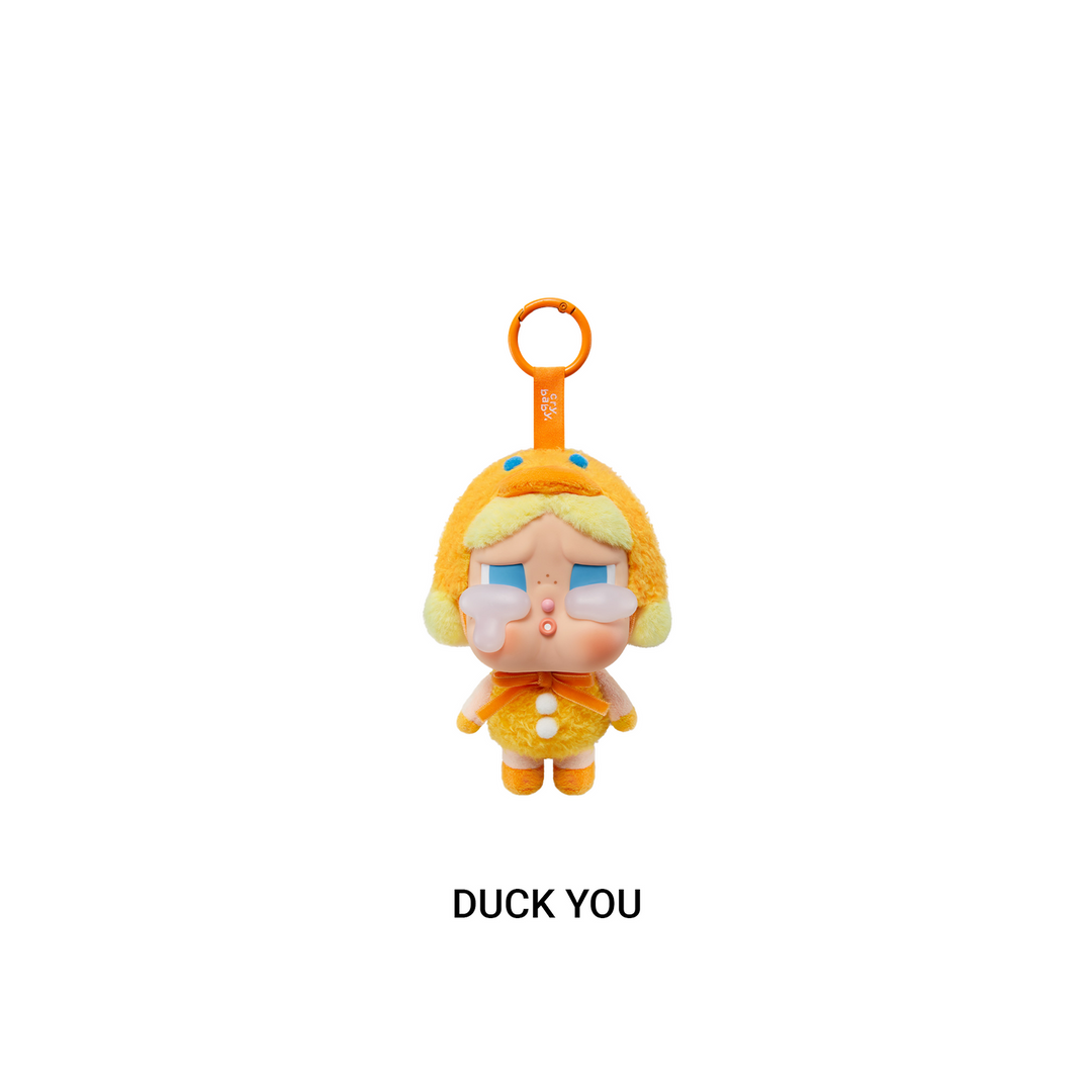 キーホルダー・キーリング CRYBABY CRYING AGAIN SERIES PLUSH KEYRING DUCK YOU キーホルダー・キーリング CRYBABY CRYING AGAIN SERIES PLUSH