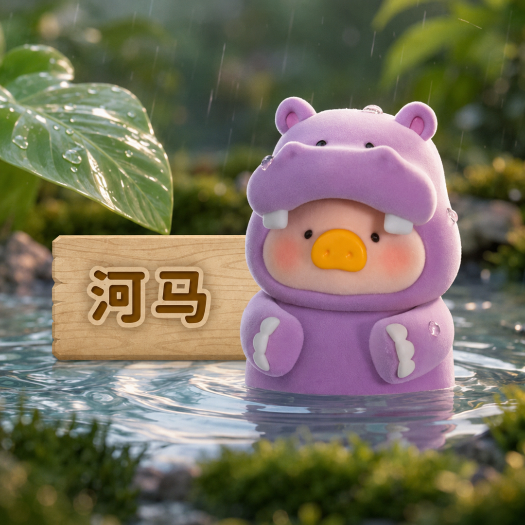 Original Toyzeroplus Lulu The Piggy Animal Party 2nd Generation 罐头猪LuLu动物派对2代盲盒二代手办公仔