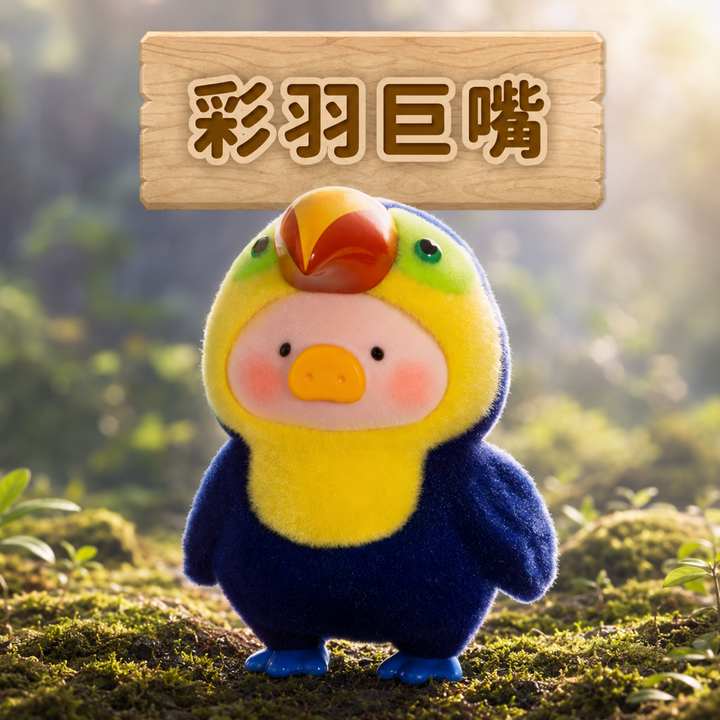 Original Toyzeroplus Lulu The Piggy Animal Party 2nd Generation 罐头猪LuLu动物派对2代盲盒二代手办公仔