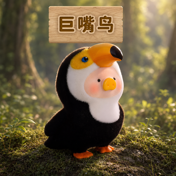 Original Toyzeroplus Lulu The Piggy Animal Party 2nd Generation 罐头猪LuLu动物派对2代盲盒二代手办公仔