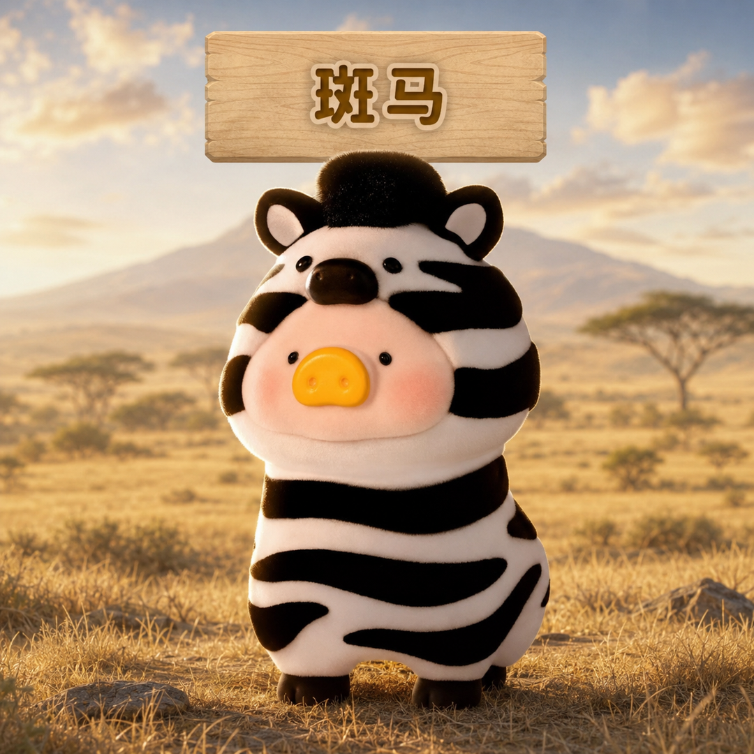 Original Toyzeroplus Lulu The Piggy Animal Party 2nd Generation 罐头猪LuLu动物派对2代盲盒二代手办公仔