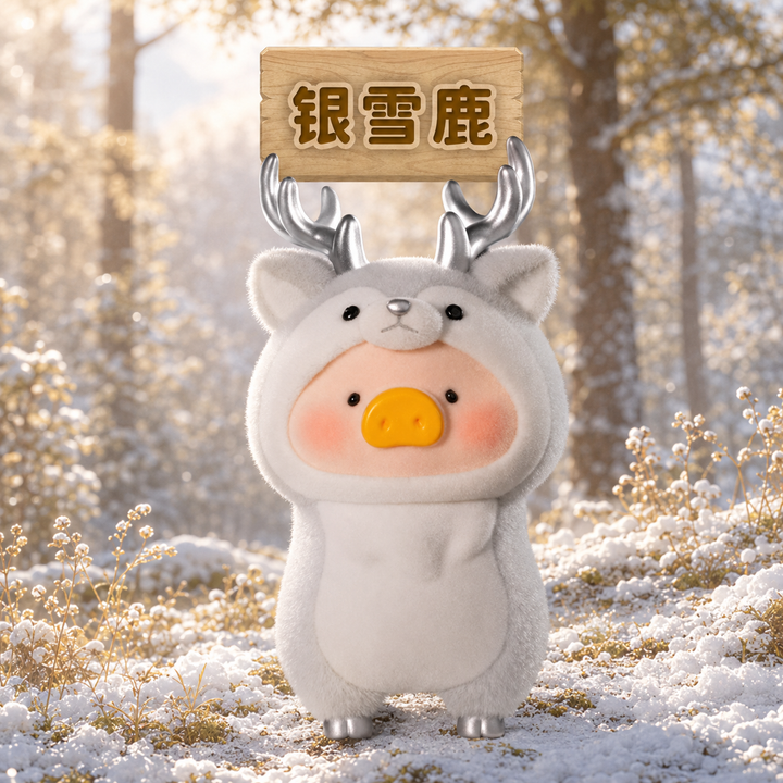 Original Toyzeroplus Lulu The Piggy Animal Party 2nd Generation 罐头猪LuLu动物派对2代盲盒二代手办公仔