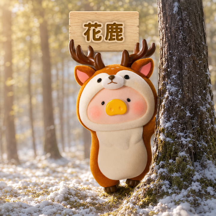 Original Toyzeroplus Lulu The Piggy Animal Party 2nd Generation 罐头猪LuLu动物派对2代盲盒二代手办公仔