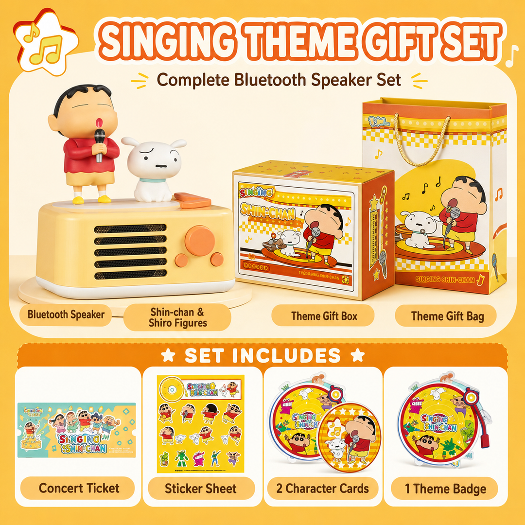 🎵 CRAYON SHIN-CHAN BLUETOOTH SPEAKER 蜡笔小新蓝牙音箱创意生日礼物送女朋友