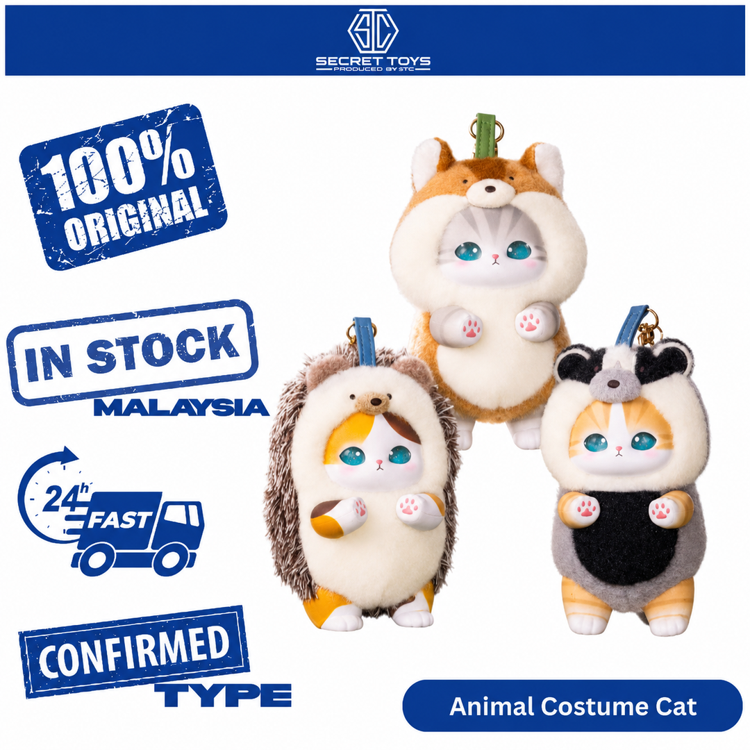 Mofusand Cat Sandy Forest Animal Nordic Kitten Plush Keychain Blind Box 正版现货Mofusand猫福珊迪森林动物北欧小猫毛绒挂件盲盒全新端盒