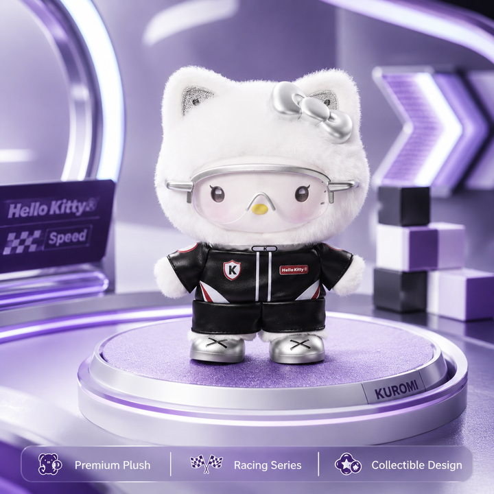 Sanrio Cyber Era Series Trendy Toy Vinyl Plush Blind Box Keychain Gift 三丽鸥赛博纪元系列潮玩搪胶毛绒盲盒挂件礼物