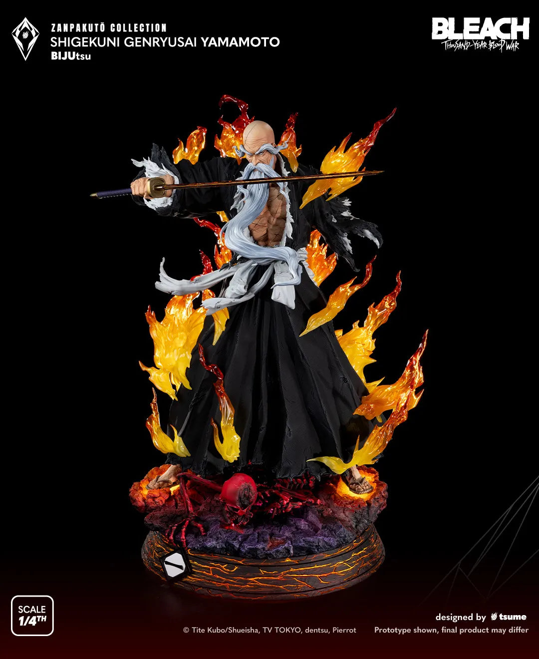 【Pre order】Tsume Studio 1/4 Bleach Yamamoto Genryuusai Shigekuni (Copyright)