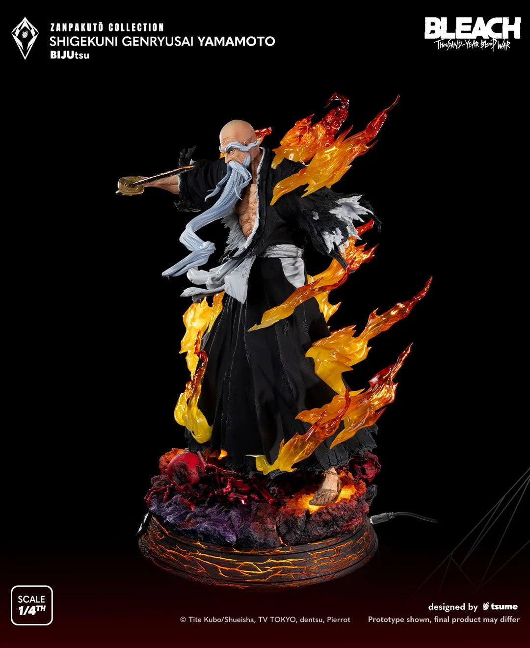 【Pre order】Tsume Studio 1/4 Bleach Yamamoto Genryuusai Shigekuni (Copyright)