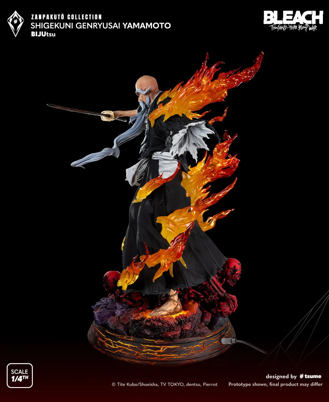 【Pre order】Tsume Studio 1/4 Bleach Yamamoto Genryuusai Shigekuni (Copyright)