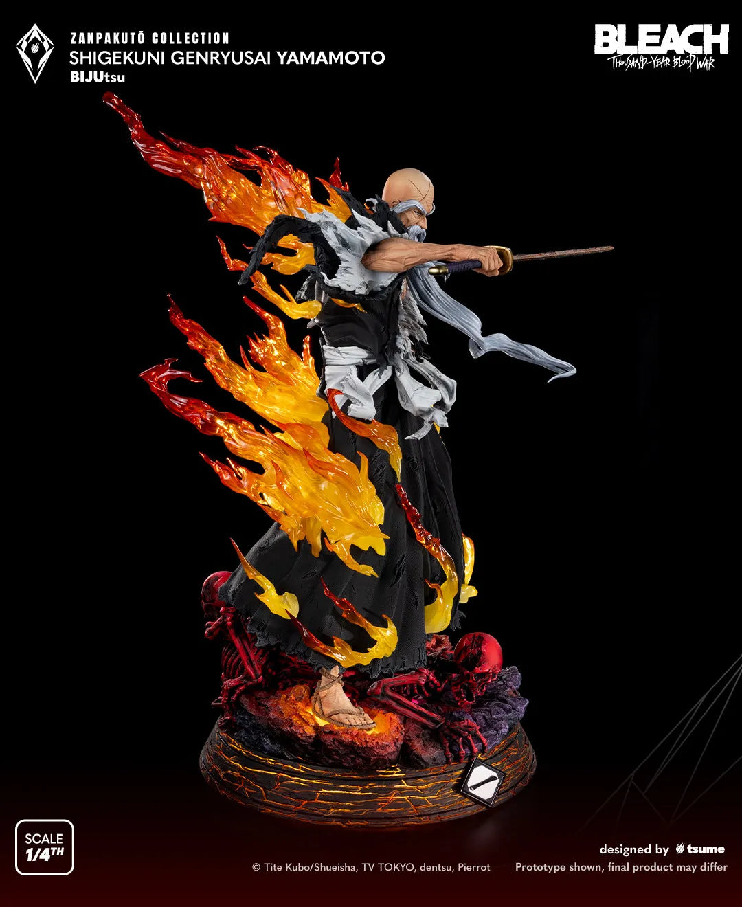 【Pre order】Tsume Studio 1/4 Bleach Yamamoto Genryuusai Shigekuni (Copyright)