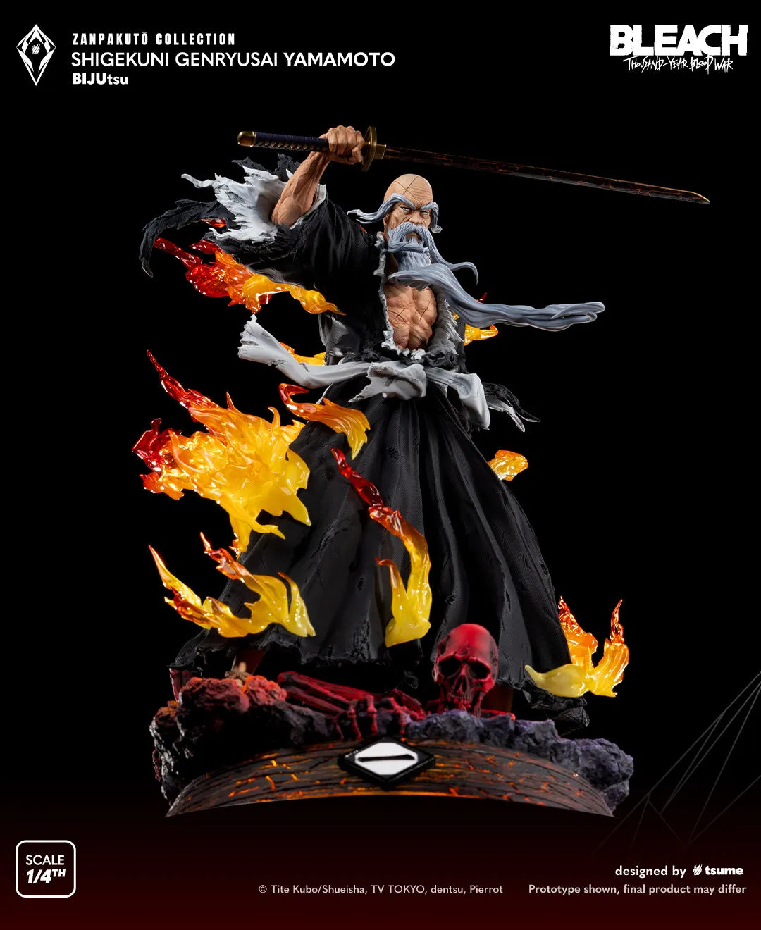 【Pre order】Tsume Studio 1/4 Bleach Yamamoto Genryuusai Shigekuni (Copyright)