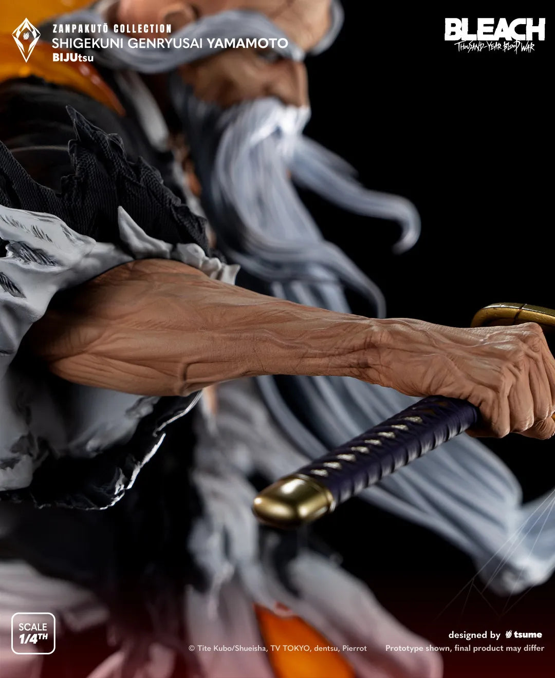 【Pre order】Tsume Studio 1/4 Bleach Yamamoto Genryuusai Shigekuni (Copyright)