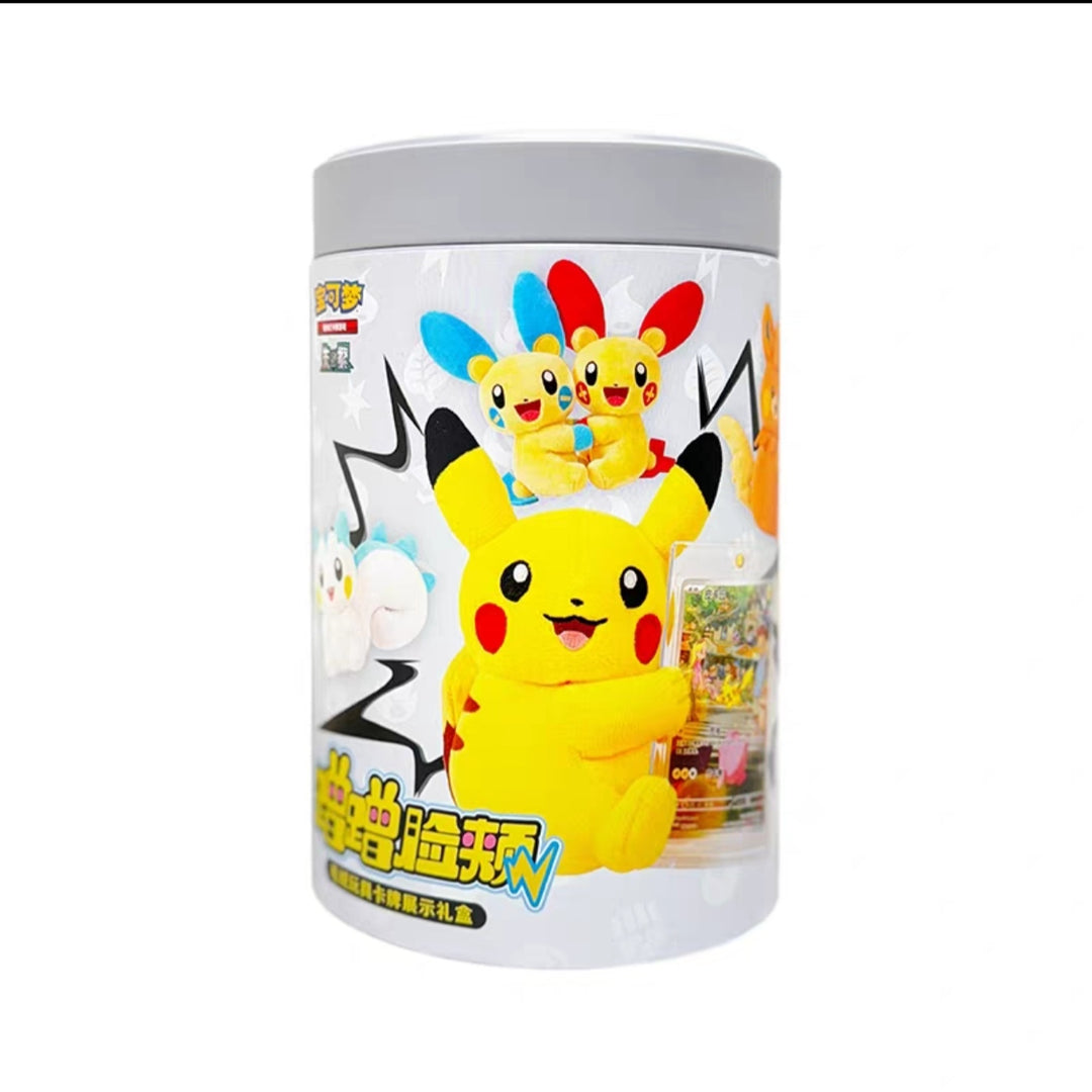Plush Cheek Display Gift Box Pokémon Trading Card Game PTCG 蹭蹭脸颊毛绒展示礼盒 宝可梦集换式卡牌PTCG简中正版收集啦151聚
