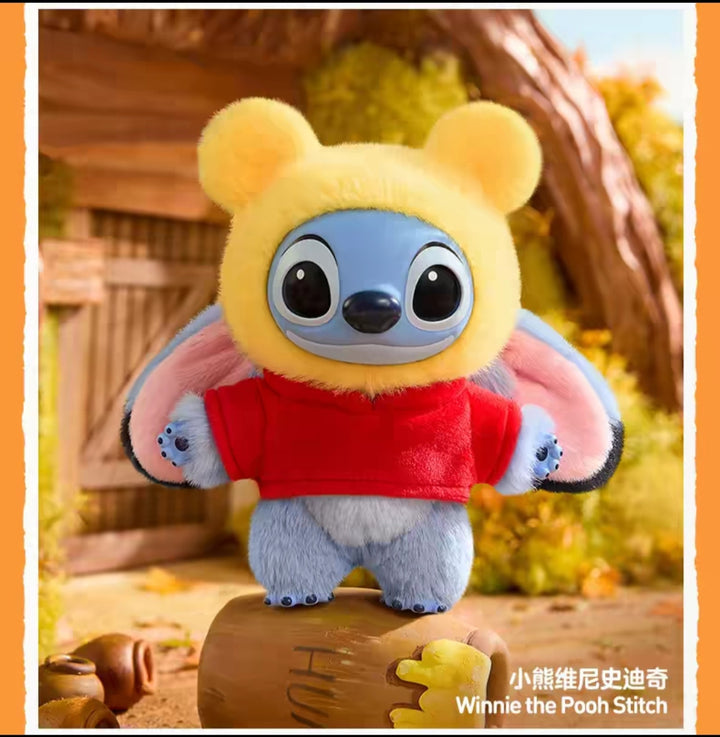 Stitch Adventure Series Vinyl Plush Keychain Blind Box Toy Gift史迪奇穿越系列搪胶毛绒挂件盲盒玩具礼物