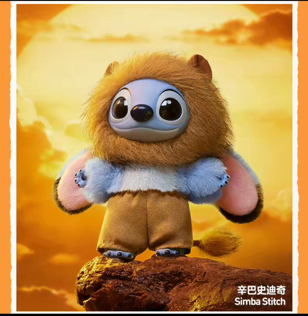 Stitch Adventure Series Vinyl Plush Keychain Blind Box Toy Gift史迪奇穿越系列搪胶毛绒挂件盲盒玩具礼物