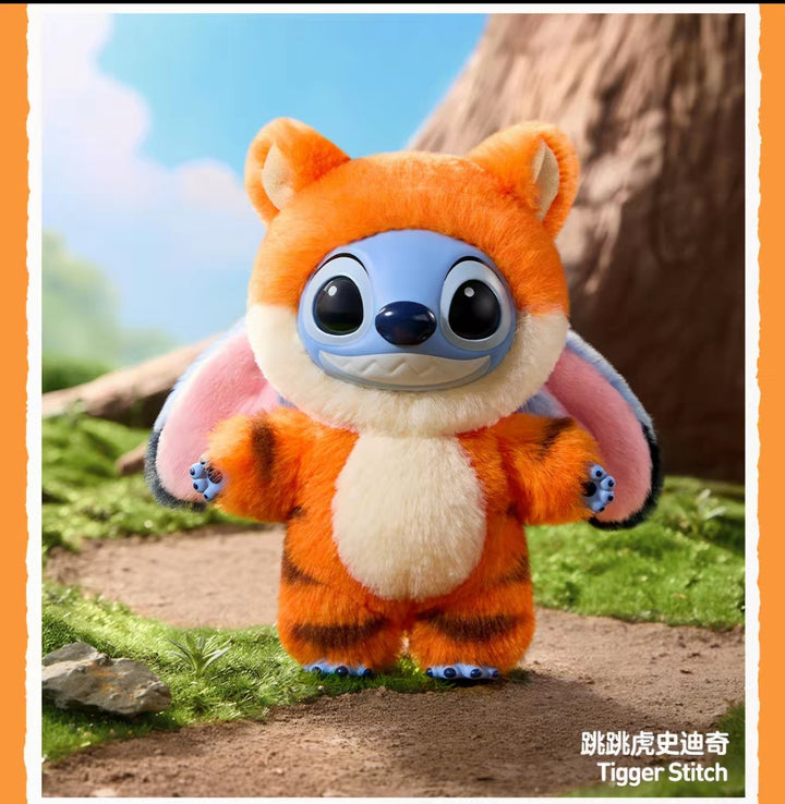 Stitch Adventure Series Vinyl Plush Keychain Blind Box Toy Gift史迪奇穿越系列搪胶毛绒挂件盲盒玩具礼物
