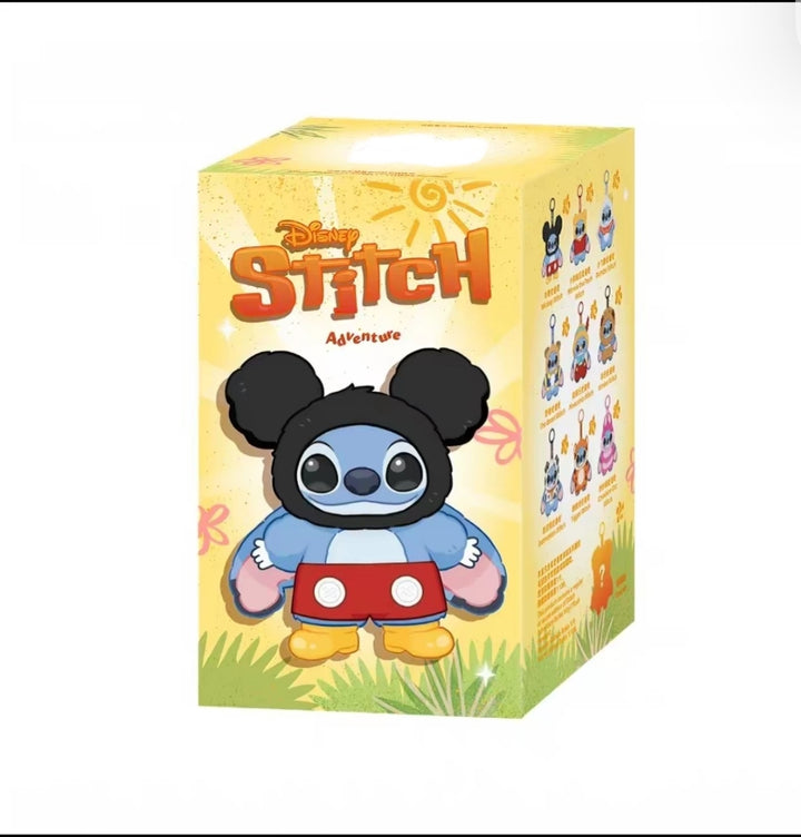 Stitch Adventure Series Vinyl Plush Keychain Blind Box Toy Gift史迪奇穿越系列搪胶毛绒挂件盲盒玩具礼物