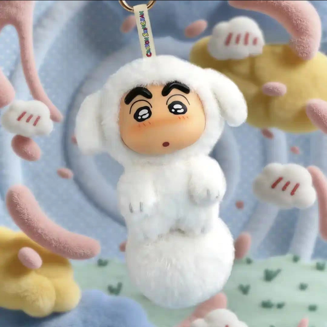 Original 52toys Crayon Shin-Chan Big Tails Vol.2 Vinyl Face Plush Toy Series Blind Box正品52TOYS蜡笔小新盲盒大尾巴二代毛绒搪胶挂件潮玩手办女生礼物