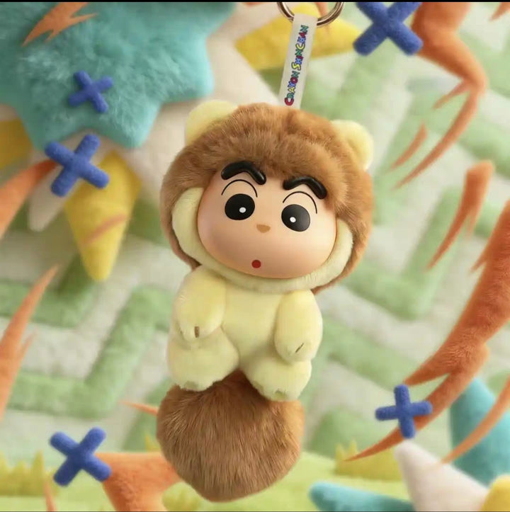 Original 52toys Crayon Shin-Chan Big Tails Vol.2 Vinyl Face Plush Toy Series Blind Box正品52TOYS蜡笔小新盲盒大尾巴二代毛绒搪胶挂件潮玩手办女生礼物