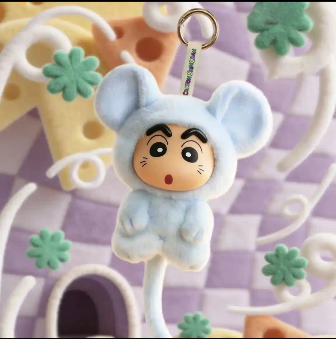 Original 52toys Crayon Shin-Chan Big Tails Vol.2 Vinyl Face Plush Toy Series Blind Box正品52TOYS蜡笔小新盲盒大尾巴二代毛绒搪胶挂件潮玩手办女生礼物