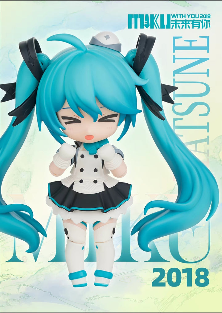 Blokees Building Blocks Encounters Q Hatsune Miku Future With You Collectible Figures and Toys布鲁可积木人绮遇记Q初音未来 未来有你收藏手办玩具