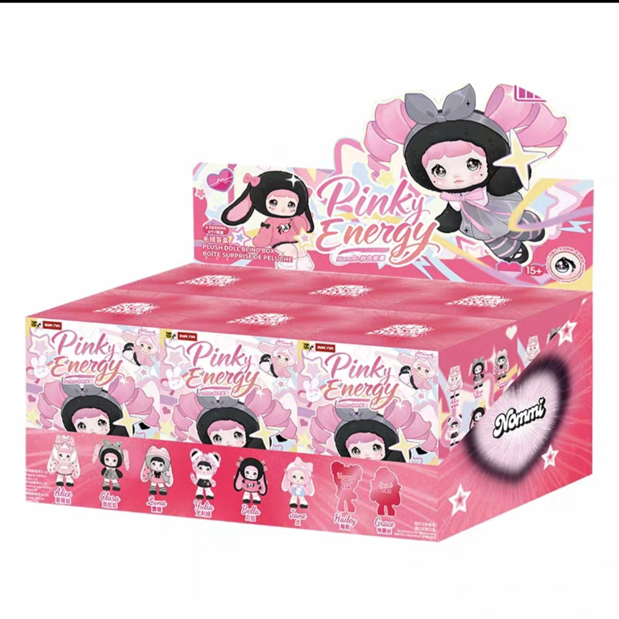TOPTOY Nommi Pink Energy Vinyl Plush Blind Box Doll Gift for Women