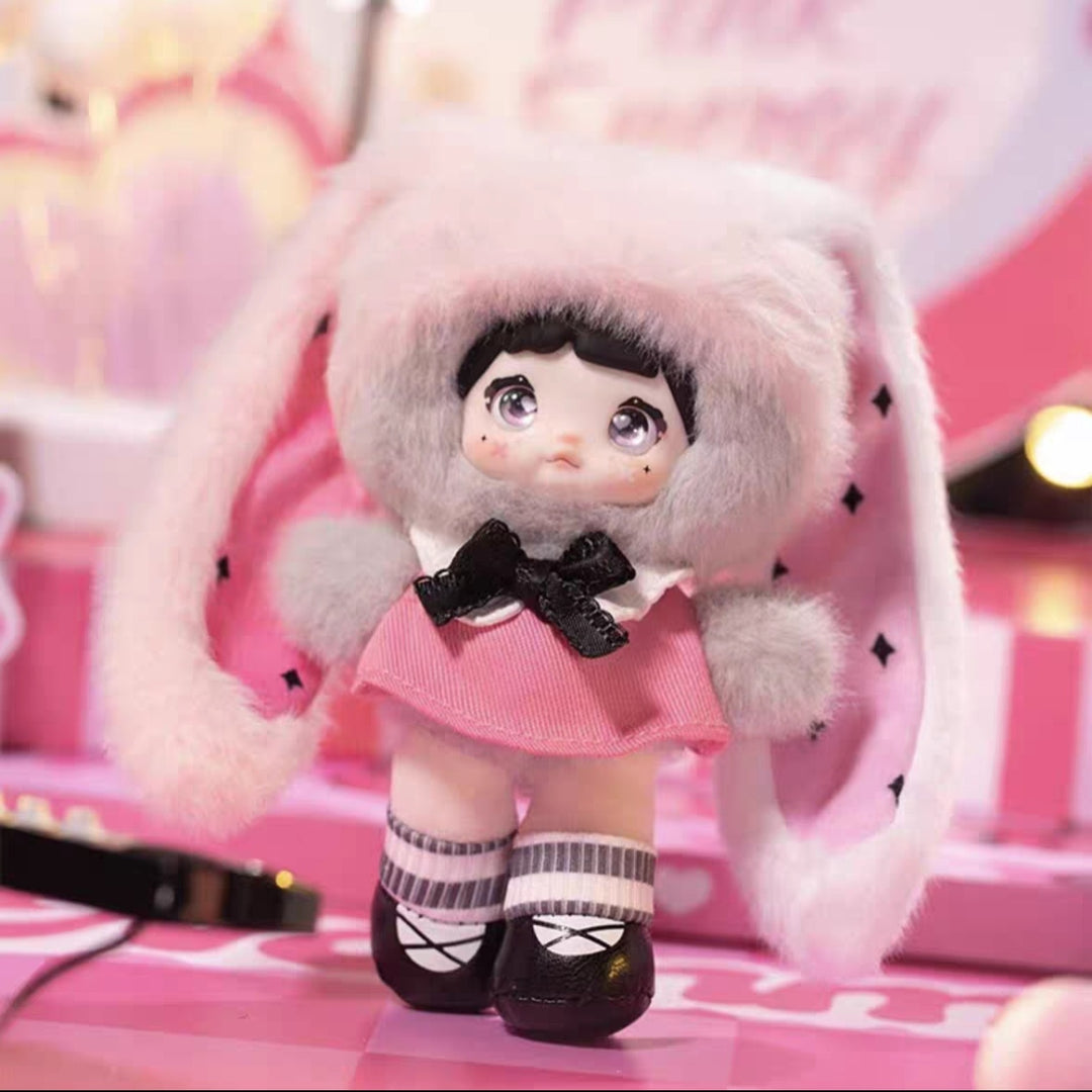 TOPTOY Nommi Pink Energy Vinyl Plush Blind Box Doll Gift for Women TOPTOY糯米儿粉色能量搪胶毛绒盲盒玩偶公仔赵露思同款周边礼物女