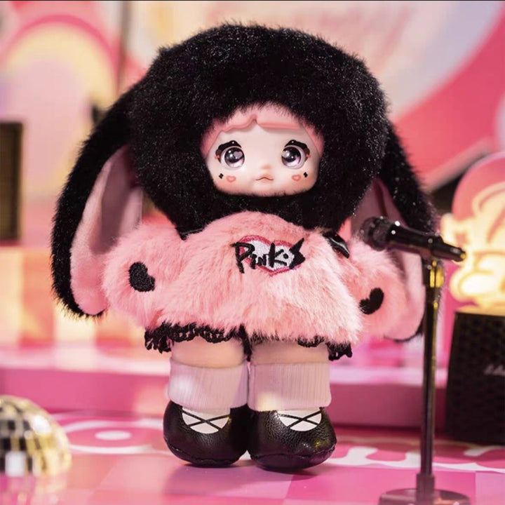 TOPTOY Nommi Pink Energy Vinyl Plush Blind Box Doll Gift for Women TOPTOY糯米儿粉色能量搪胶毛绒盲盒玩偶公仔赵露思同款周边礼物女