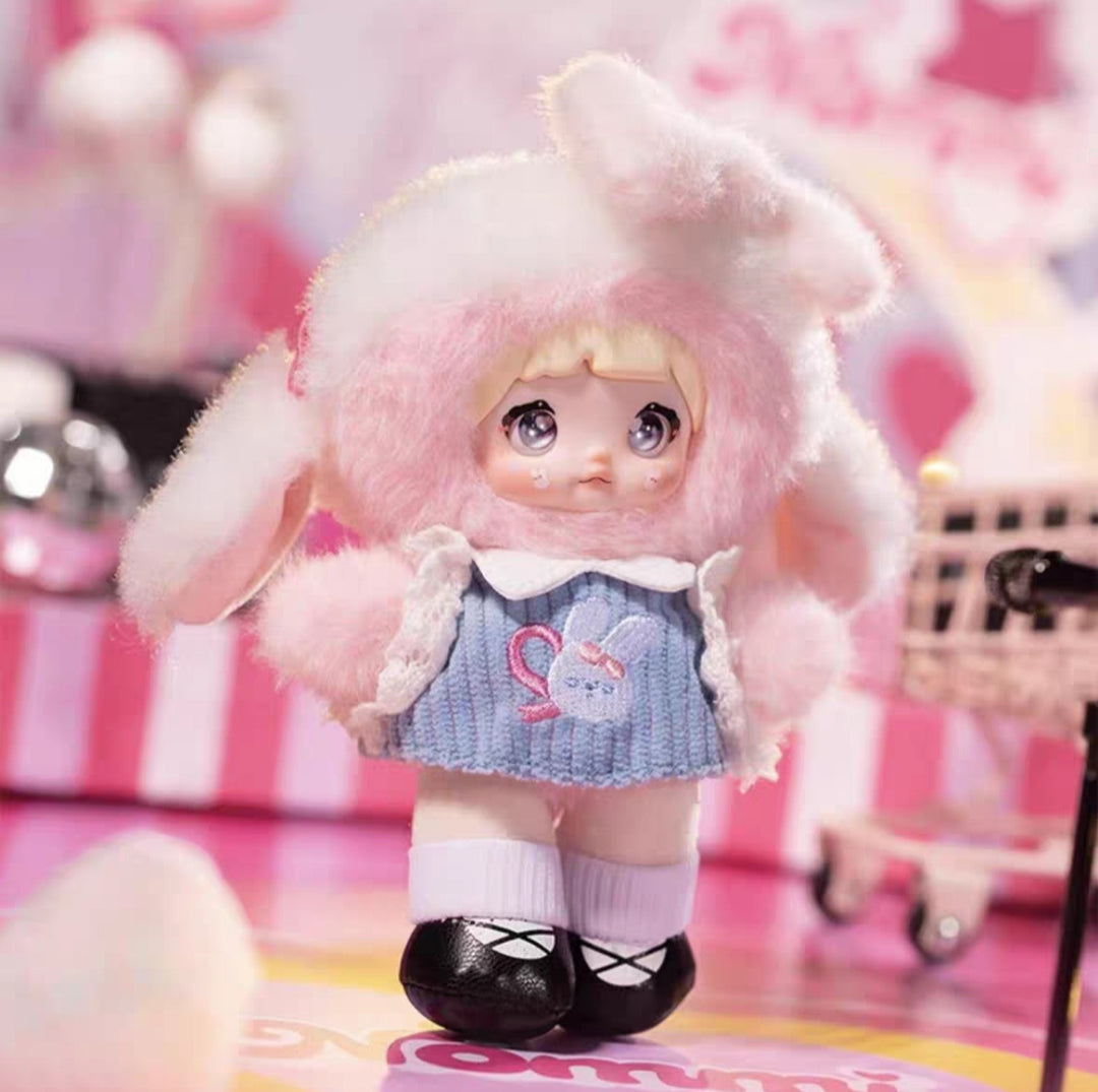 TOPTOY Nommi Pink Energy Vinyl Plush Blind Box Doll Gift for Women TOPTOY糯米儿粉色能量搪胶毛绒盲盒玩偶公仔赵露思同款周边礼物女