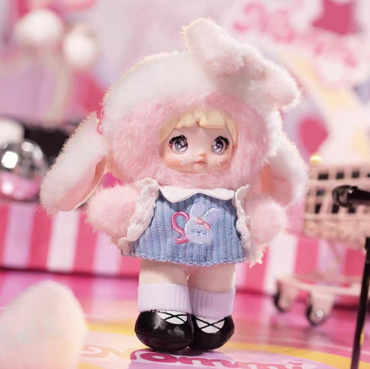 TOPTOY Nommi Pink Energy Vinyl Plush Blind Box Doll Gift for Women TOPTOY糯米儿粉色能量搪胶毛绒盲盒玩偶公仔赵露思同款周边礼物女