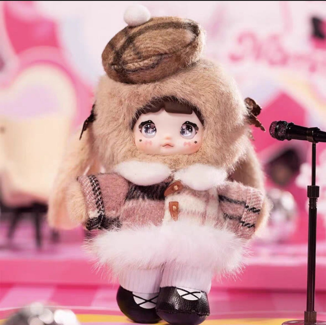 TOPTOY Nommi Pink Energy Vinyl Plush Blind Box Doll Gift for Women TOPTOY糯米儿粉色能量搪胶毛绒盲盒玩偶公仔赵露思同款周边礼物女