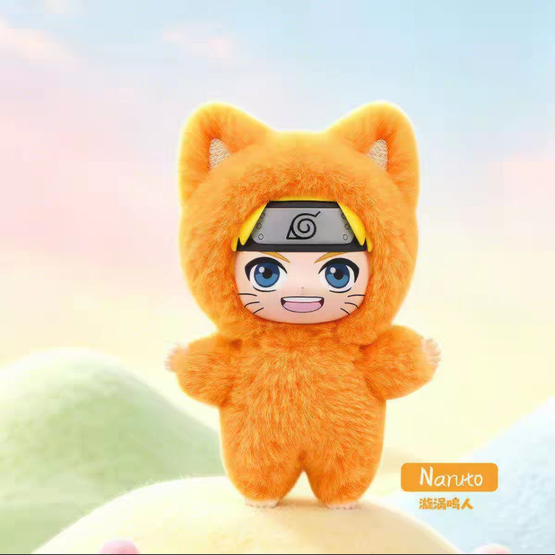 EAKI Naruto Cat Paradise Series V3 Blind Box Vinyl Figure Toy Gift Set EAKI亿奇火影忍者猫猫乐园系列第三弹盲盒搪胶手办潮玩礼