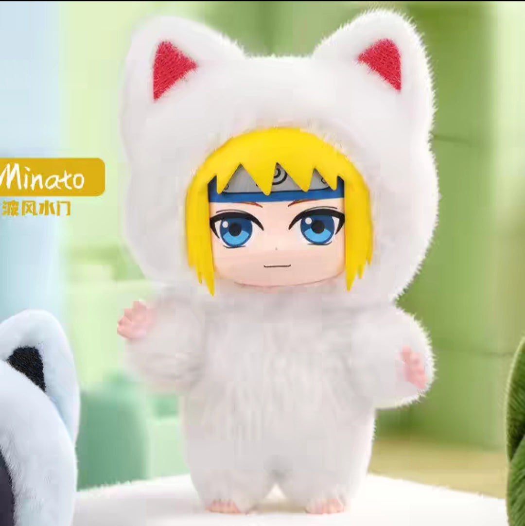 EAKI Naruto Cat Paradise Series V3 Blind Box Vinyl Figure Toy Gift Set EAKI亿奇火影忍者猫猫乐园系列第三弹盲盒搪胶手办潮玩礼
