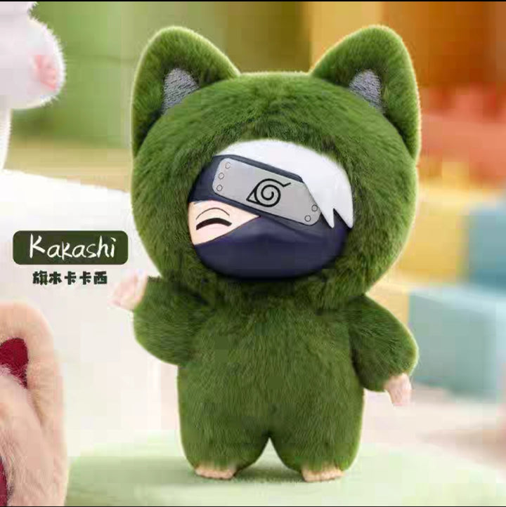 EAKI Naruto Cat Paradise Series V3 Blind Box Vinyl Figure Toy Gift Set EAKI亿奇火影忍者猫猫乐园系列第三弹盲盒搪胶手办潮玩礼
