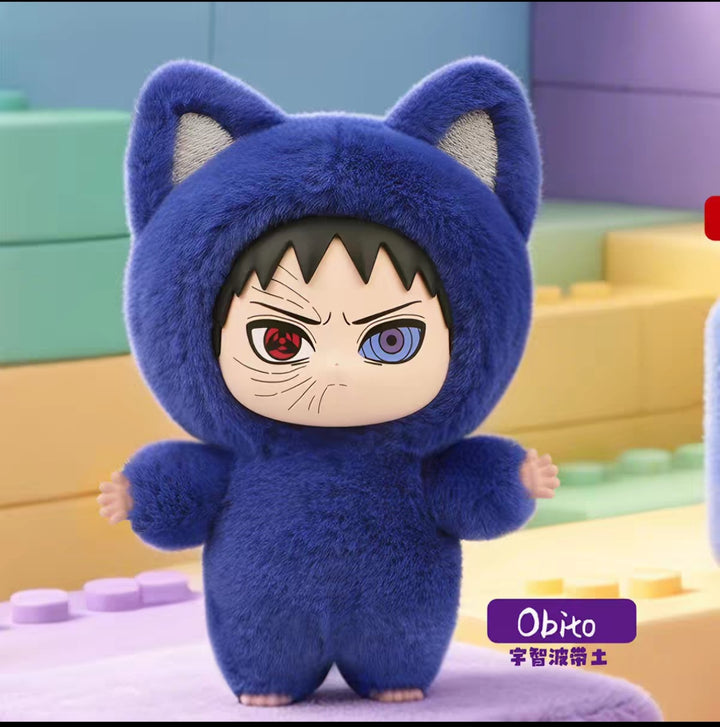 EAKI Naruto Cat Paradise Series V3 Blind Box Vinyl Figure Toy Gift Set EAKI亿奇火影忍者猫猫乐园系列第三弹盲盒搪胶手办潮玩礼