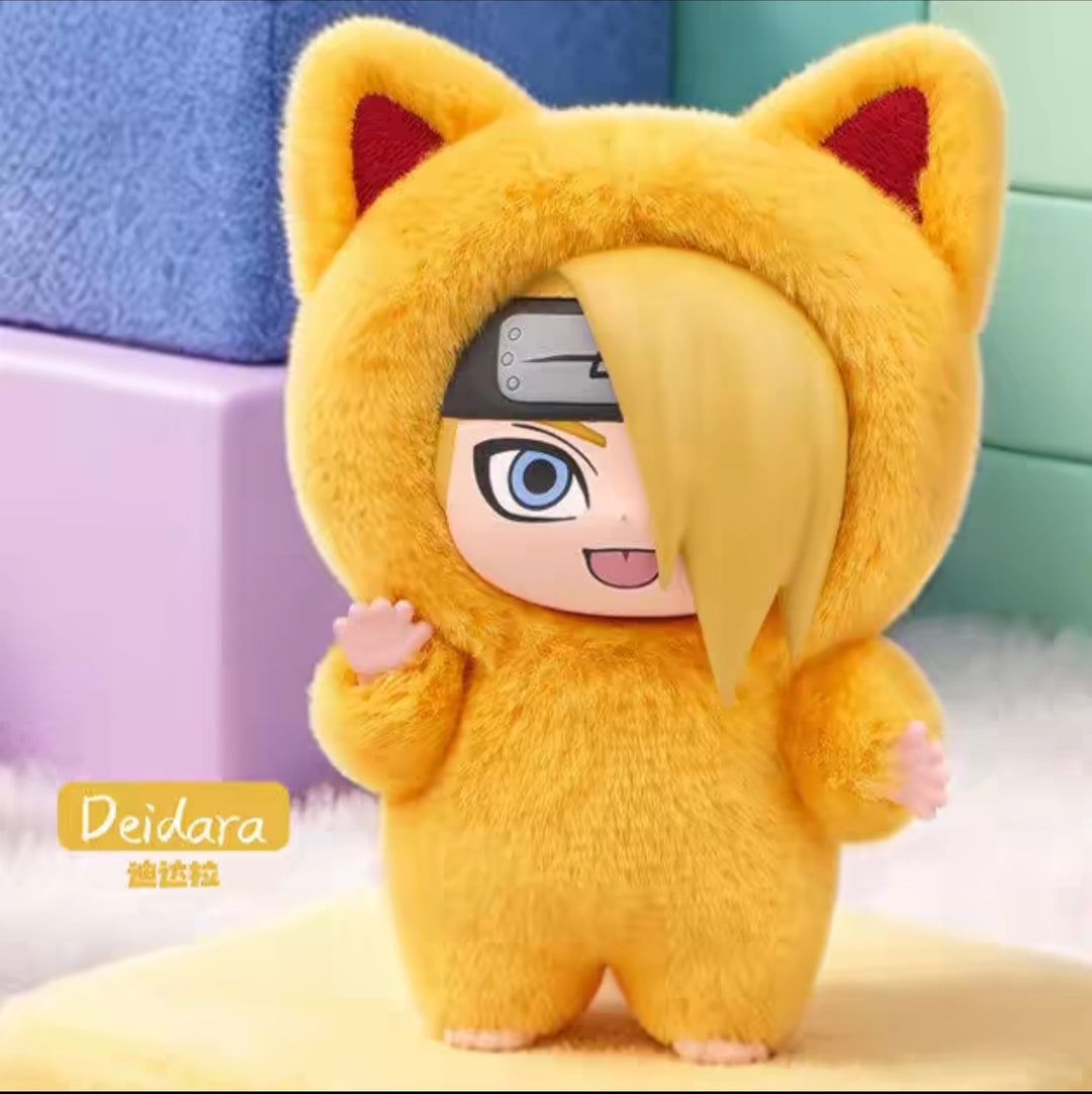 EAKI Naruto Cat Paradise Series V3 Blind Box Vinyl Figure Toy Gift Set EAKI亿奇火影忍者猫猫乐园系列第三弹盲盒搪胶手办潮玩礼
