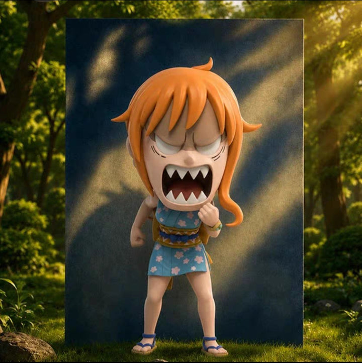 TOPTOY One Piece Funny Series Blind Box Wano Country Chapter One Piece Figurine 正版TOPTOY航海王搞怪系列盲盒和之国篇海贼王公仔摆件生日礼物