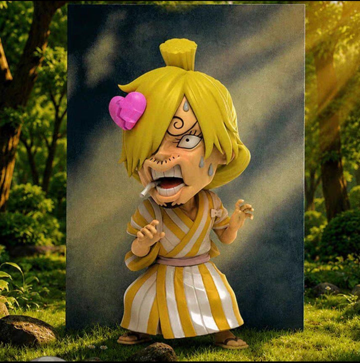 TOPTOY One Piece Funny Series Blind Box Wano Country Chapter One Piece Figurine 正版TOPTOY航海王搞怪系列盲盒和之国篇海贼王公仔摆件生日礼物