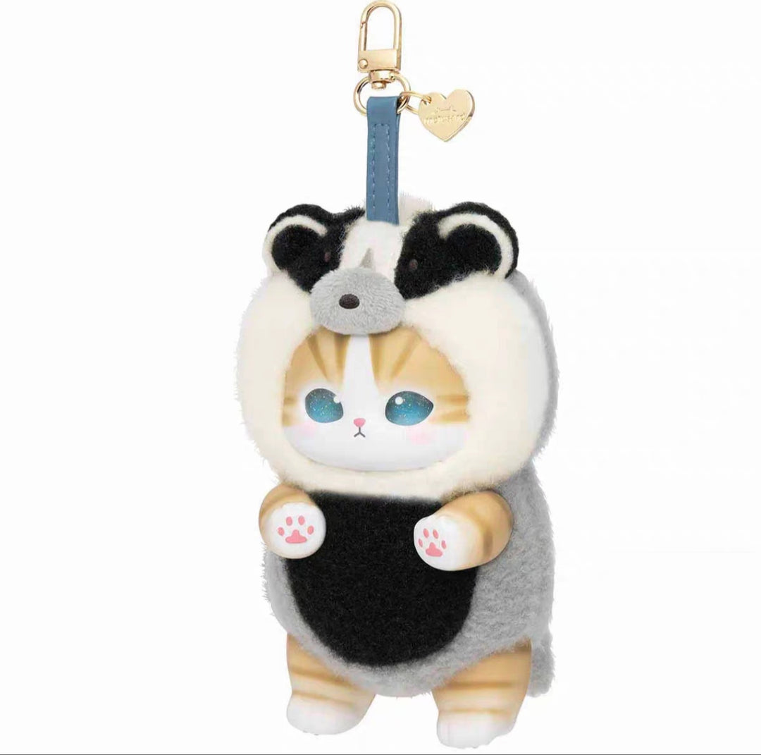 Mofusand Cat Sandy Forest Animal Nordic Kitten Plush Keychain Blind Box 正版现货Mofusand猫福珊迪森林动物北欧小猫毛绒挂件盲盒全新端盒
