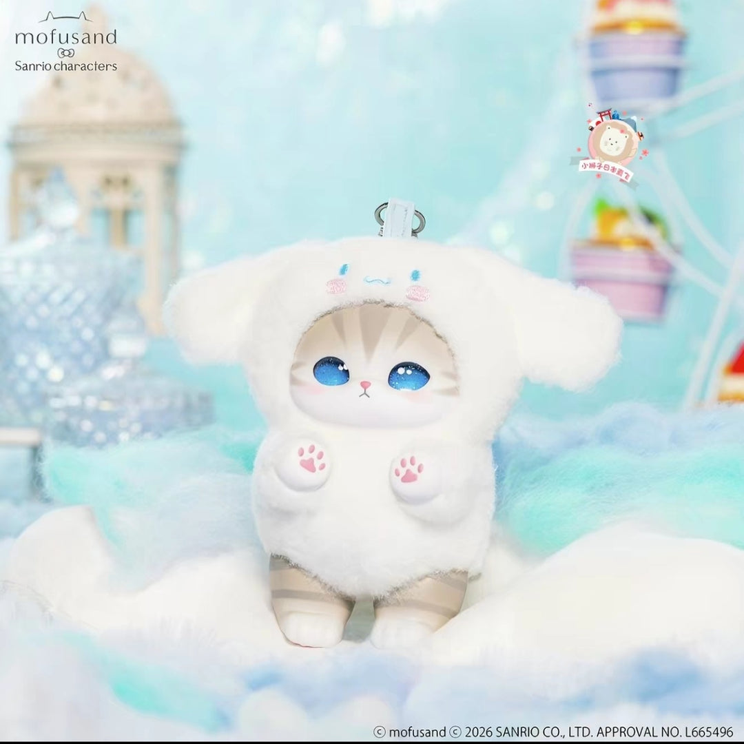 Sanrio × Mofusand Japan Collaboration Kitty My Melody Laurel Dog Kuromi Keychain 日本「Sanrio x mofusand」联名kitty美乐蒂玉桂狗库洛米挂件