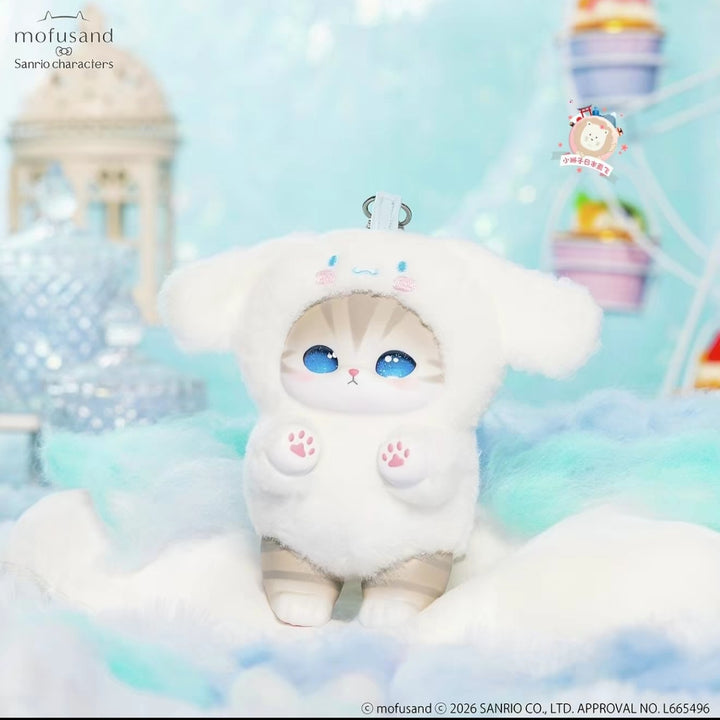 Sanrio × Mofusand Japan Collaboration Kitty My Melody Laurel Dog Kuromi Keychain 日本「Sanrio x mofusand」联名kitty美乐蒂玉桂狗库洛米挂件