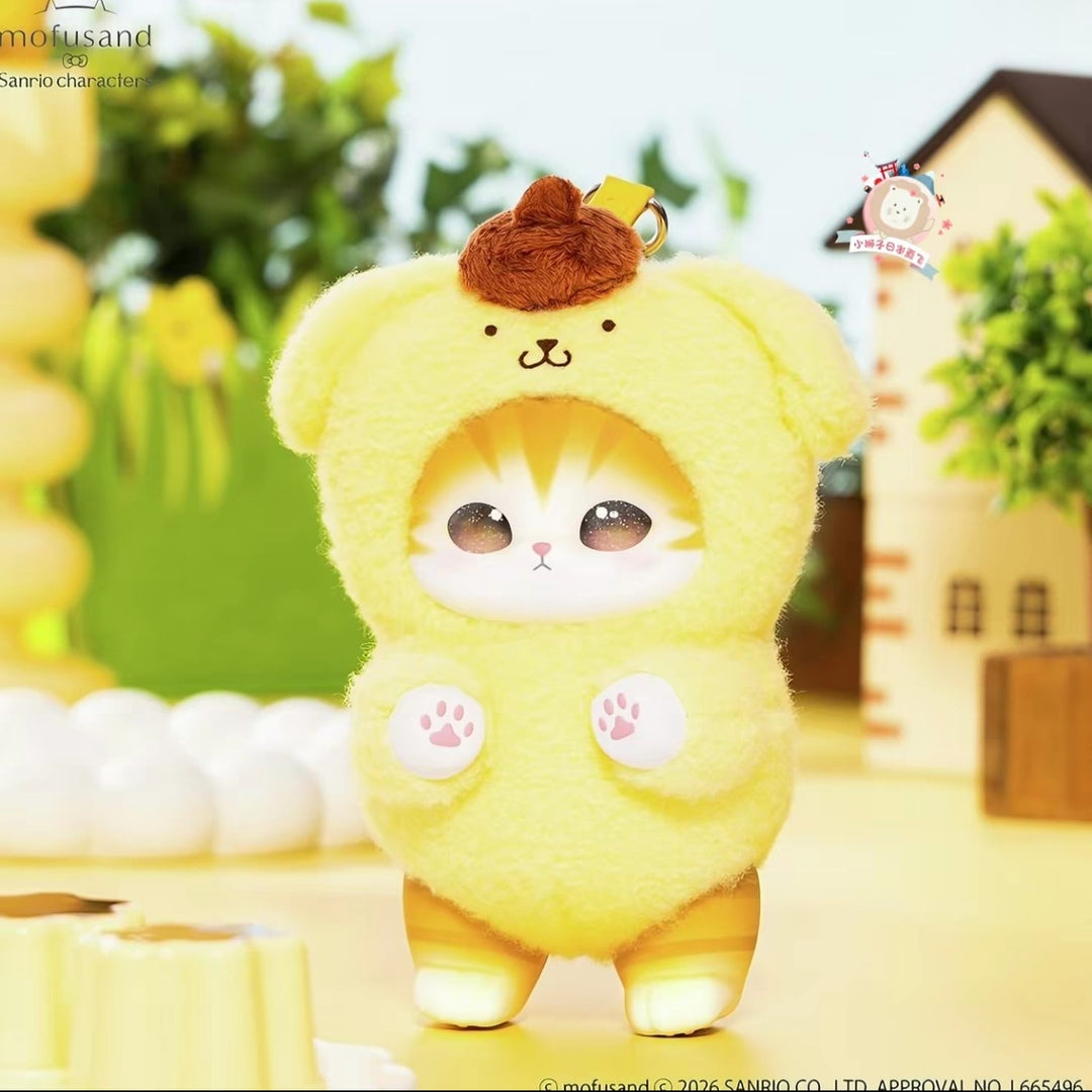 Sanrio × Mofusand Japan Collaboration Kitty My Melody Laurel Dog Kuromi Keychain 日本「Sanrio x mofusand」联名kitty美乐蒂玉桂狗库洛米挂件