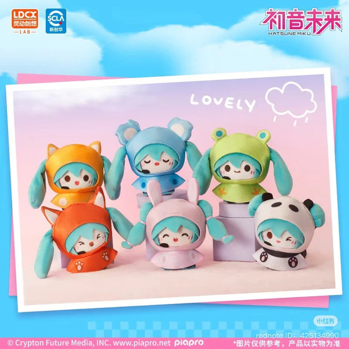 Original LDCX Hatsune Miku Rainy Days Series Plush Pendant Blind Box 灵动创想初音未来绒小偶下雨天毛绒挂件公仔正版周边动漫玩偶盲盒